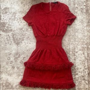 Beautiful Red dress MAJE